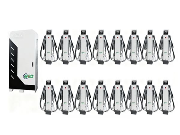 矩阵式柔性充电堆一拖十六